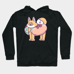 Shiba Inu Hot Dog Hoodie